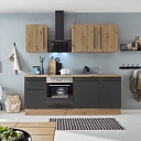 Kitchens with electrical appliances
